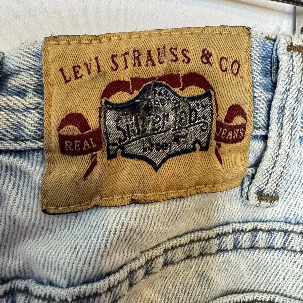 Levi’s SilverTab Loose Fit Jeans 1991 Vintage Light Wash Baggy Denim 32x27